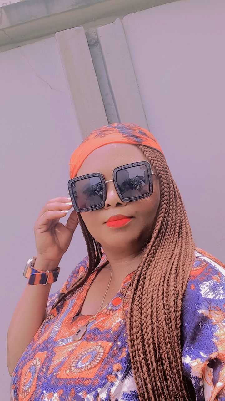 Mum with a joyful expression